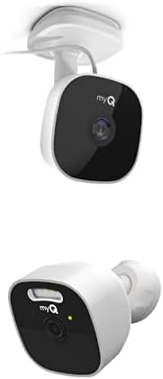 CHAMBERLAIN myQ Smart Garage Security Camera – 1080p HD Video, Night Vision, Motion Detection, Magnetic, Wi-Fi, Two-Way Audio, Smartphone Control myQ Outdoor Battery Camera | 2K Camera