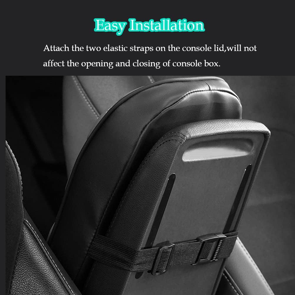 Car Center Console Pad,Memory Foam Car Armrest Cushion,Auto Armrest Pad,Knitted Corrugated Design,Great for Long-time Driving,Universal Car Armrest Seat Box Cover Protector for Most Vehicles