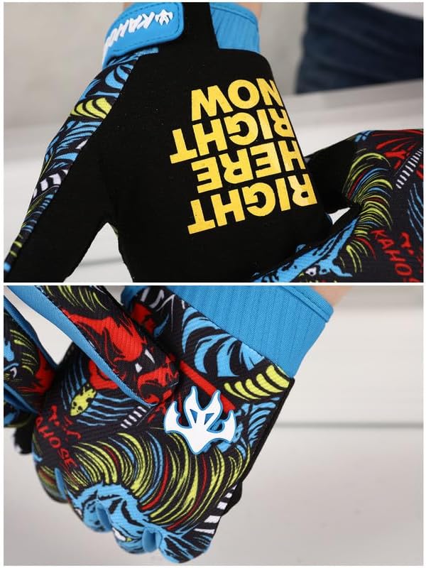 Dirt Bike Motorcycle Gloves for Men Women Finger Touchscreen Motorbike Gloves for BMX ATV MTB Riding, Road Racing, Cycling, Climbing, Motocross