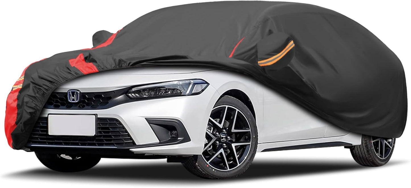 Car Cover Custom Fit for Honda Accord 2001-2025,Toyota Camry 1996-2025, Waterproof All Weather Full Exterior Cover Rain Snow UV Protection Outdoor Cover