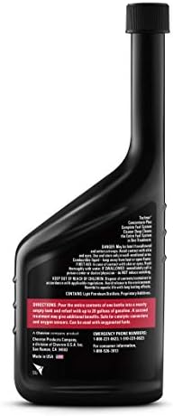 Chevron 65740-6PK 65740-CASE Techron Concentrate Plus Fuel System Cleaner - 20 oz., (Pack of 6)