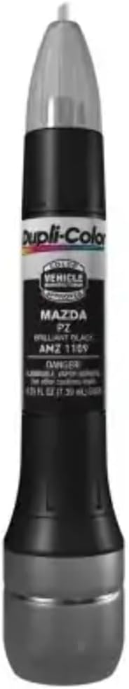 Dupli-Color AMZ1109 Scratch Fix All-In-1 Exact-Match Automotive Touch-Up Paint – Mazda Brilliant Black – 0.25 oz. Paint Pen