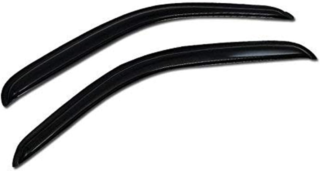 Dark Smoke Tint Window Visors Front Rear Deflector Sun/Rain/Wind Guards Shade for 1995-2004 Compatible with Toyota Tacoma - 2pcs
