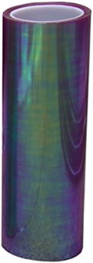 LED LIGHT 12 by 48 inches Self Adhesive Shiny Chameleon Headlights Tail Lights Fog Lights Films,Film Sheet Sticker,Tint Vinyl Film with Gift Knife and Hand Tool (Purple)