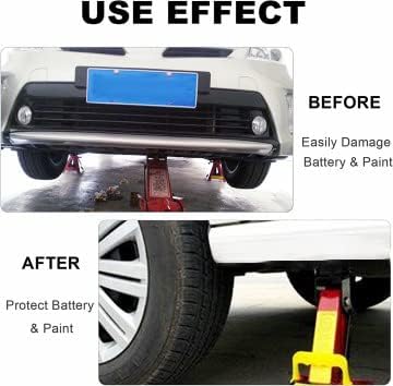 DEDC Jack Pads Compatible with Corvette - 4Pcs, Non-Slip Rubber Pucks Design to Safe Lifting of C5 C6 C7 C8 GS Models, Essential Garage Accessories for Corvette Owners