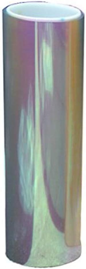 LED LIGHT 12 by 48 inches Self Adhesive Shiny Chameleon Headlights Tail Lights Fog Lights Films,Film Sheet Sticker,Tint Vinyl Film with Gift Knife and Hand Tool (Clear)