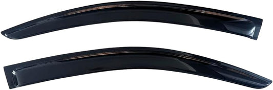 KPY Window Visor Compatible with Chevrolet Chevy & GMC C/K Series Extended Cab 1988-1999, 2PC Rain Guard Side Vent Deflector Tape-On Style, 1988 1989 1990 1991 1992 1993 1994 1995 1996 1997 1998 1999