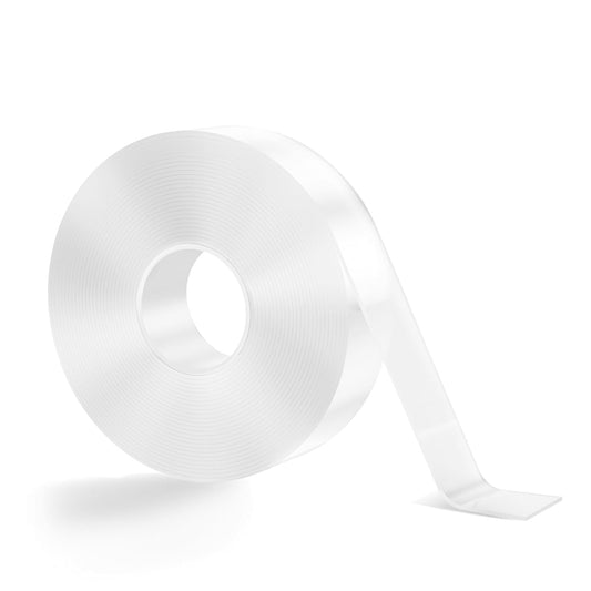 Double Sided Tape Heavy Duty Adhesive Tape Mounting Tape, Wall Sticky for Hanging, Nano Two Sided Tapes Strong Removable Wall Sticky Strips for Car, Home, Office - 19.7FT x 0.5IN