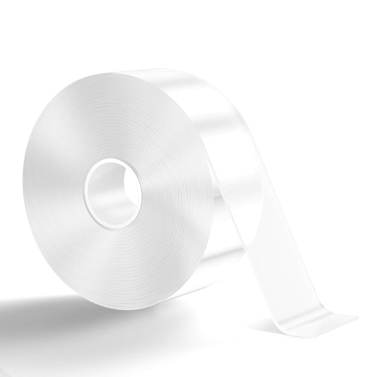 Double Sided Tape Heavy Duty Adhesive Tape Mounting Tape, Wall Sticky for Hanging, Nano Two Sided Tapes Strong Removable Wall Sticky Strips for Car, Home, Office - 19.7FT x 1.18IN