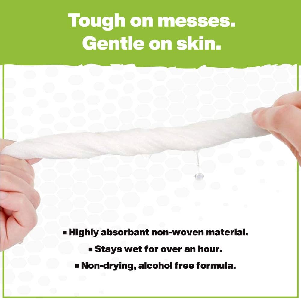 Crocodile Cloth Grill - 8 pack. 640 (15" x 10") Plant-based Cleaning Wipes. Safe on Skin & Multiple Surfaces. Infused with Aloe & Vitamin E. Large, Pre-Moistened & Absorbent.