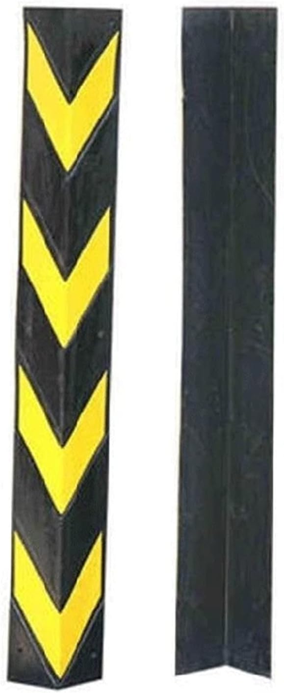 Garage Wall Guards Edge Rubber Protector Wall Corner Bumper Guards for Parking Protect Car Corner Guards Bumpers Pole (Color : 1, Size : 4pcs)