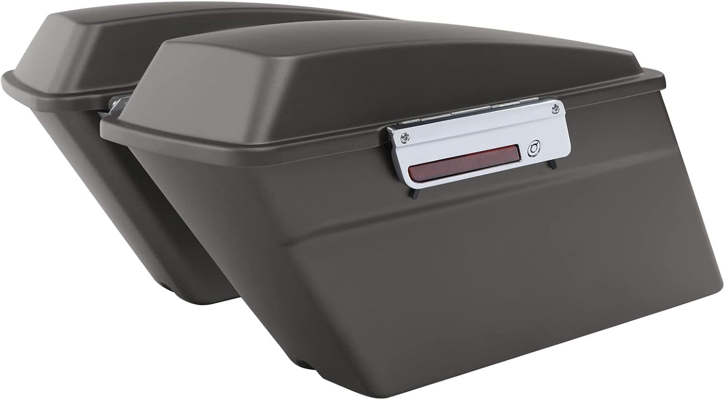 Green-L Painted Hard Saddlebags Fit for Harley Touring Road King Electra Glide Street Glide 1994-2013