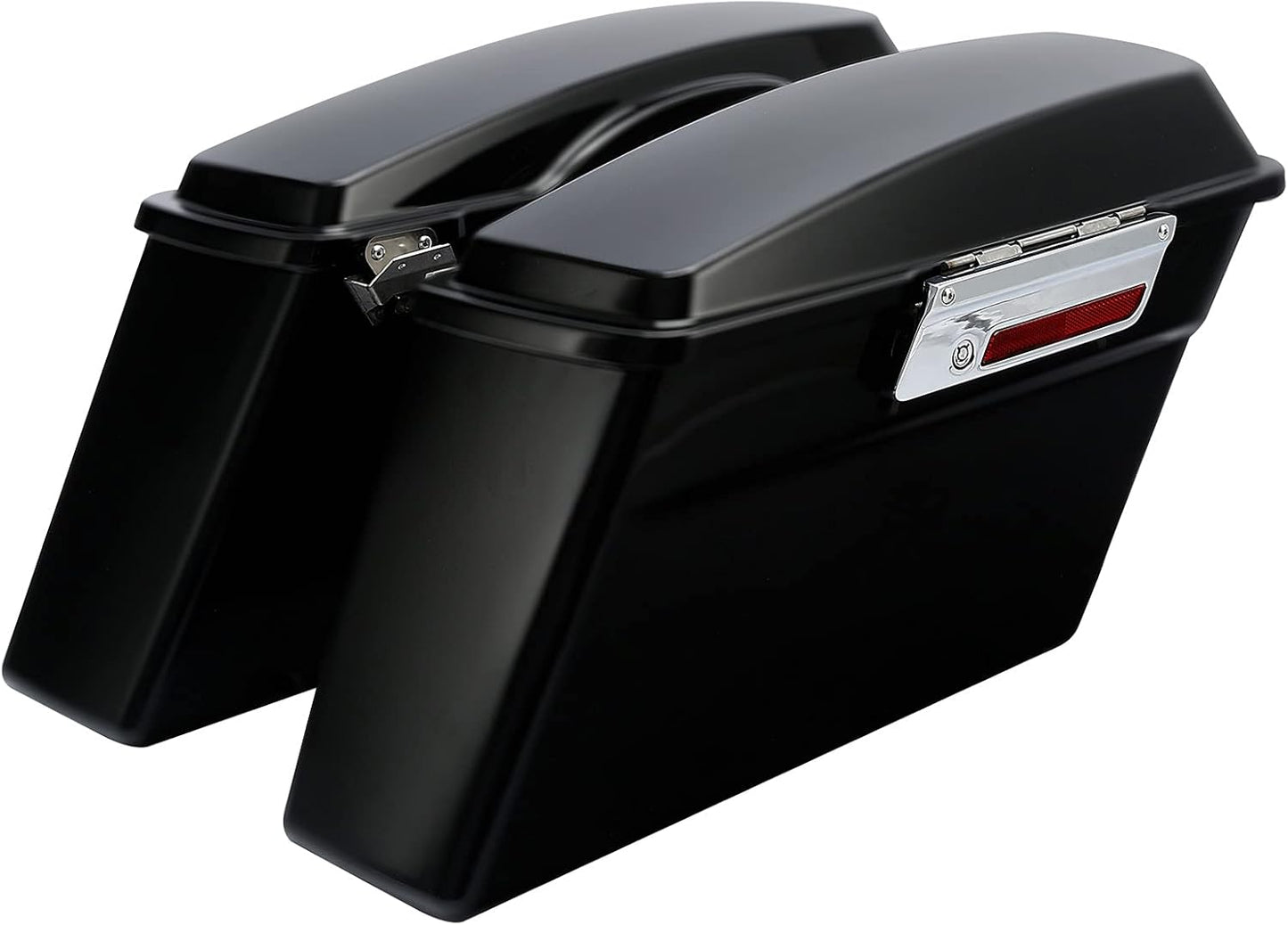 Green-L Matte Black Hard Saddlebags Fit for Harley Road King Street Glide Electra Glide Ultra 1994-2013 Touring Models