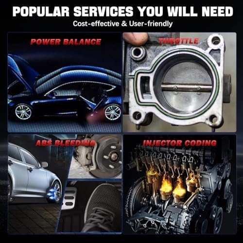 XTOOL IP608 Full System OBD2 Scanner Diagnostic Tool, Code Reader for Cars and Trucks with 30+ Services - EPB/SAS/BMS/Throttle Relearn/ABS Bleeding, CAN FD, Lifetime Free Update