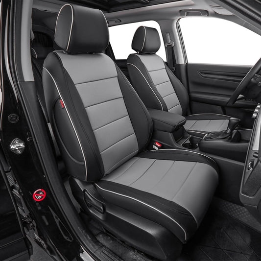EKR Sportage Seat Covers Custom Fit for KIA Sportage EX,X-Line,SX,SX Prestige,X-pro,X-pro Prestige 2023 2024 2025 2026 Leather Car Seat Cover Full Set - Faux Leather (Black/Gray)