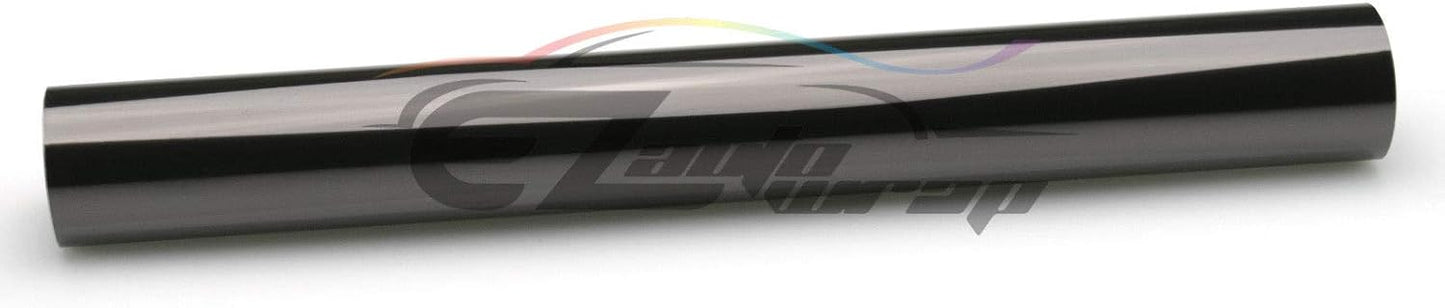 EZAUTO WRAP Free Tool Kit 12"x36" (1FT x 3FT) Glossy Medium Black Smoke Headlight Taillight Fog Light Side Marker Vinyl Tint Film Self Adhesive