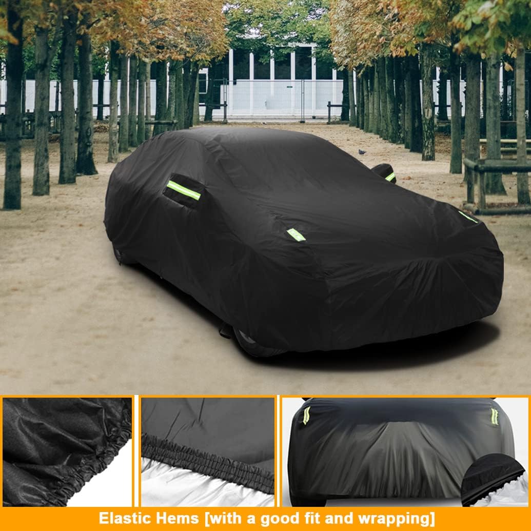 Car Cover Compatible with Bentley Continental GT Coupe/Continental GTC Convertible 2003-2023, Waterproof All Weather Car Cover with Cotton Lining, Outdoor Car Cover for Continental GT GTC