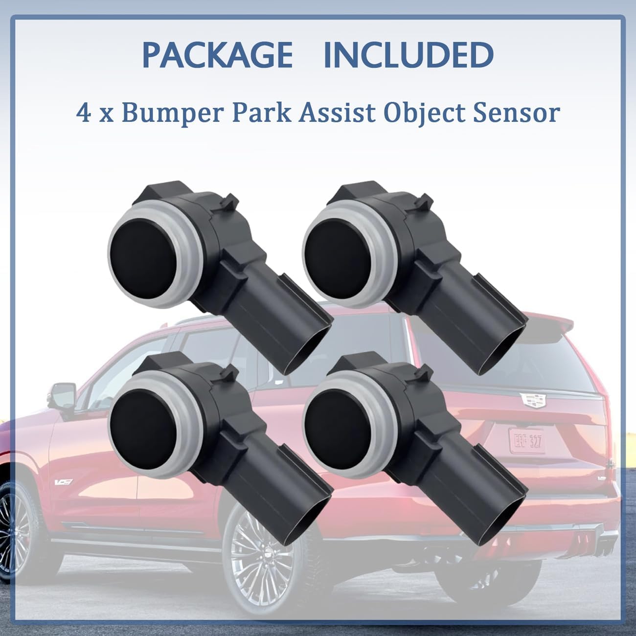 Bumper Park Assist Object Sensor,for Chevy Silverado/Tahoe/Suburban,for GMC Yukon XL/Sierra,for Cadillac CTS/XTS/XT5/Escalade Replace 52050134 84078131 84153946 ,for Buick Encore/Lacrosse 4.3/5.3/6.0L