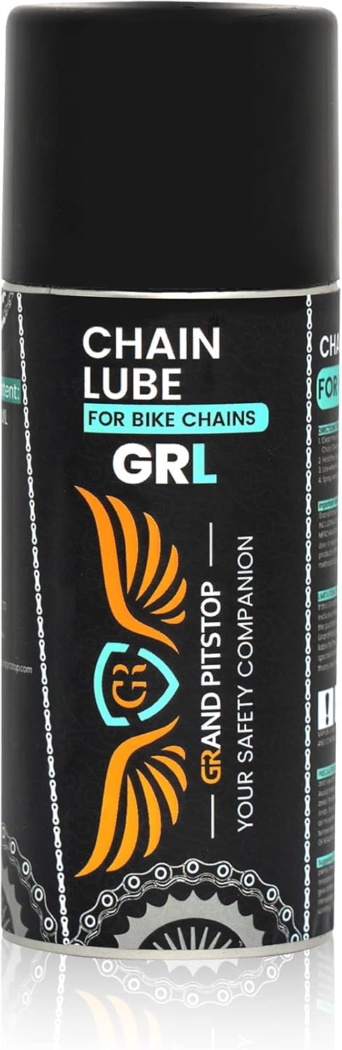 Grand Pitstop All-Weather Motorcycle Chain Lube - Premium Motorbike Chain Lubricant Spray - Formulated for All Weather Conditions for All Bikes (160 ml)