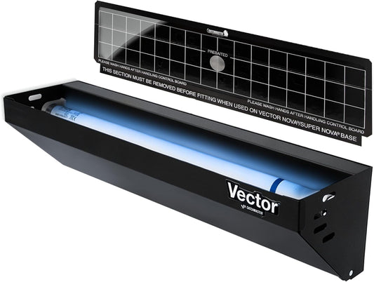 Catchmaster Vector Optima Light Trap, UV Light Fly Traps for Home, Gnat Traps for House Indoor, Shatterproof Bulbs, UV Lamp Insect Killer, Bug Catcher for Kitchen, Garage & Warehouse - Black