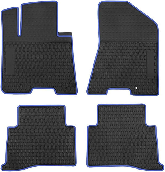 Car Floor Mats Custom Fit for Kia Sportage 2022 2021 2020 2019 2018 2017/2019-2021 Hyundai Tucson Odorless Washable Heavy Rubber (All Weather) Floor Liners Blue