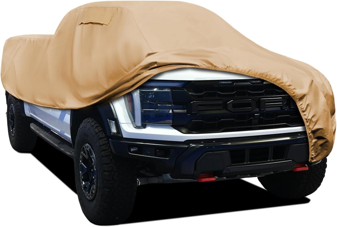Heavy Duty Outdoor Car Cover Custom Fit for Ford F150, Windproof All Weather Waterproof Sun Rain UV Dust Snow Protection Outdoor Car Covers