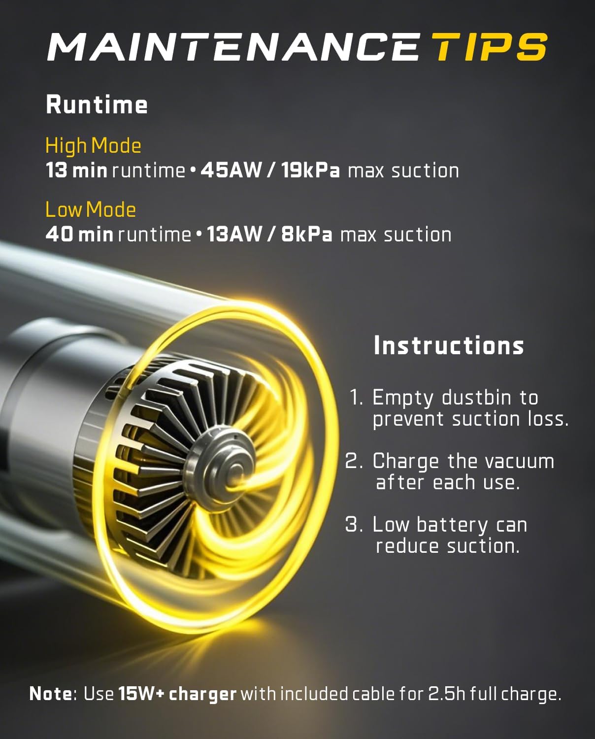 Fanttik Slim V8 APEX Car Vacuum, 4-in-1 Portable Mini Cordless Vacuum with 19000pa Suction Power, Type-C Charge, 2 Suction Modes, Handheld Vacuum for Car, Office Desk, Keyboards (Black)