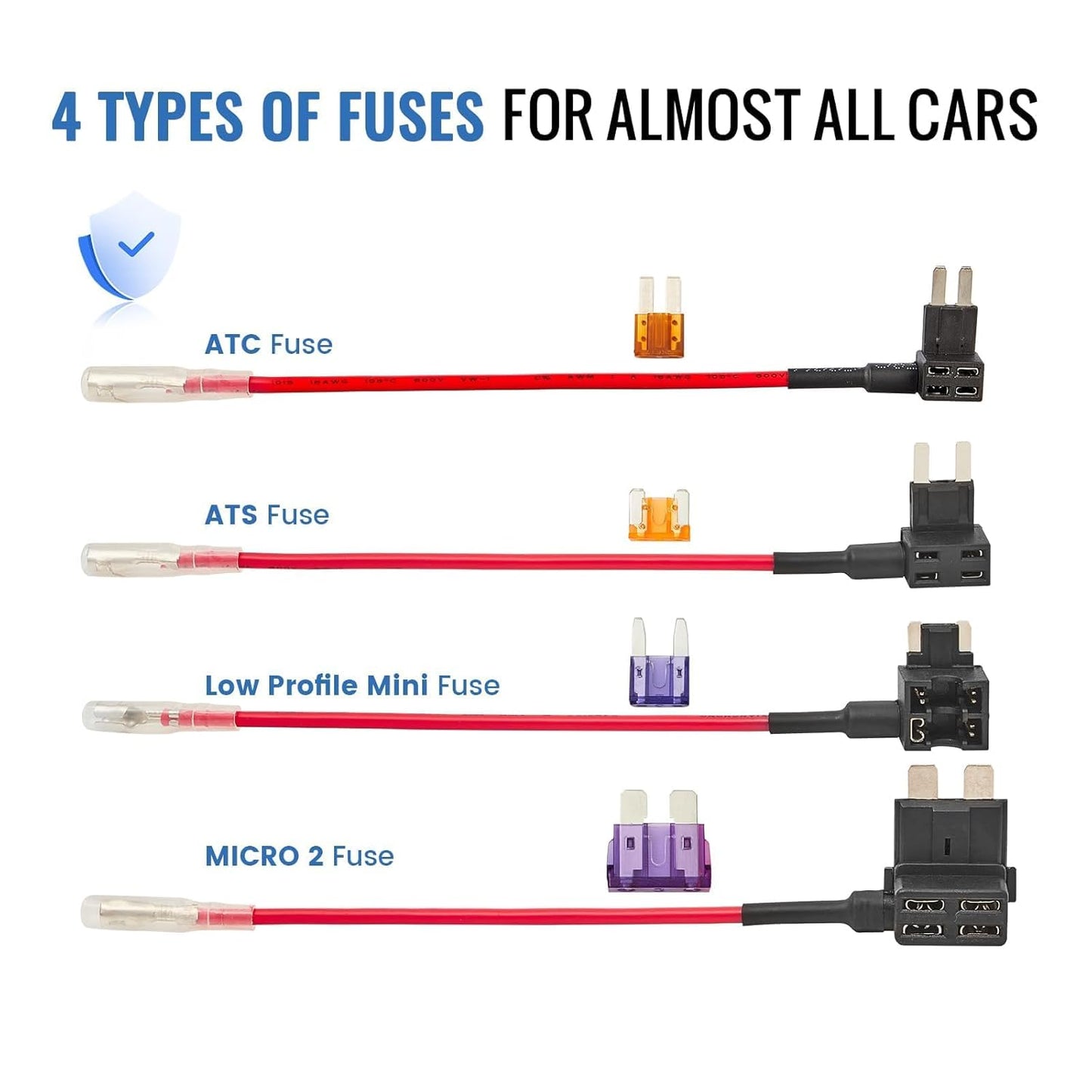 EWAY Radar Detector Hardwire Kit, DC3.5 Direct Wire Wiring Kit for Radar Detectors Power Cord Replacement for Cobra RAD 350 380 450 480i XRS9370 XRS955 XRS5300 XRS7700 Whistler Escort Uniden (13FT)
