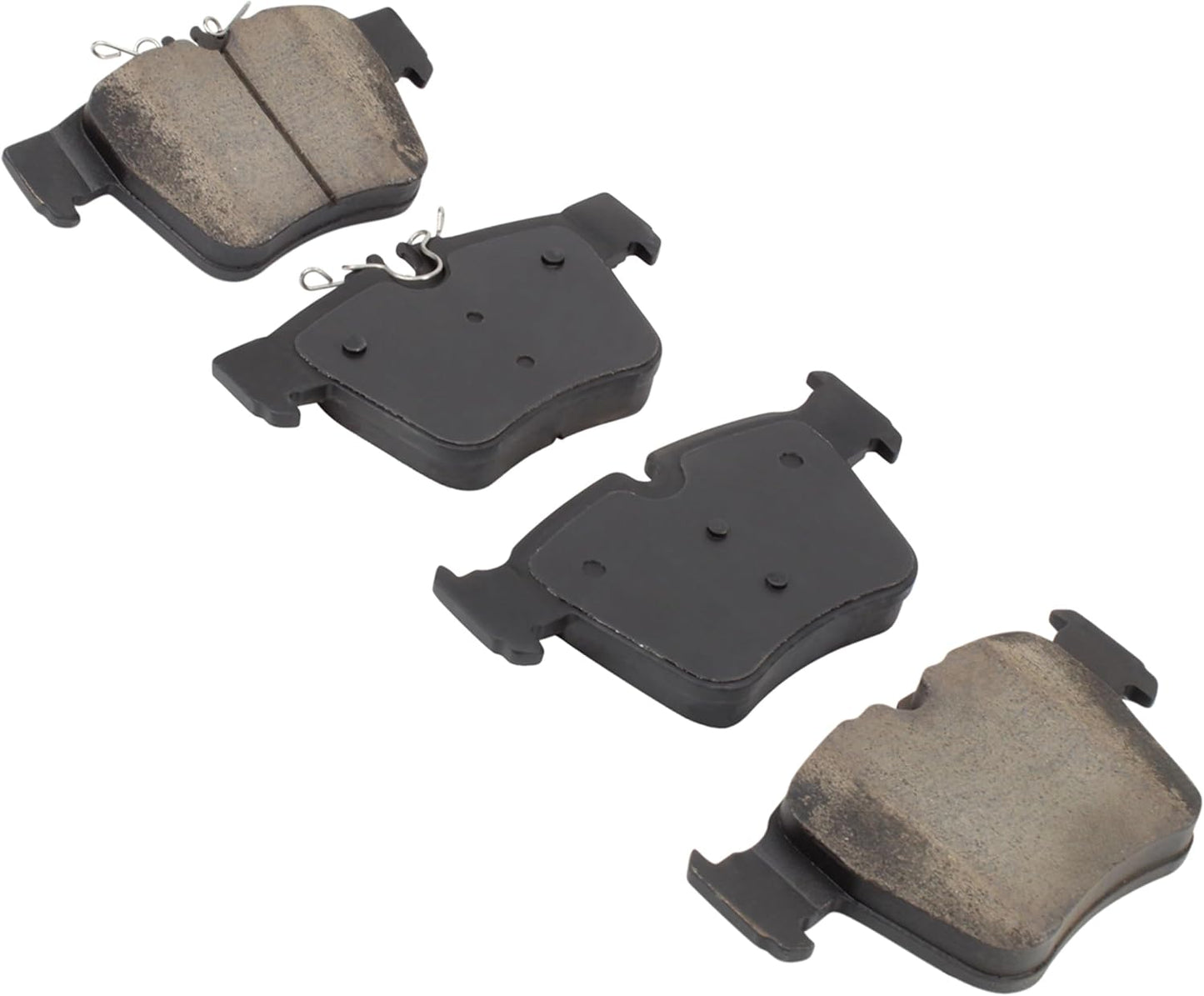 Premium Semi-Metallic Rear Brake Pads (1001-1872M) Compatible with Mercedes-Benz C43 AMG 2023-2017, C450 AMG 2016, GLC43 AMG 2022-2017, GLC300 2022-2016, GLC350e 2020-2018