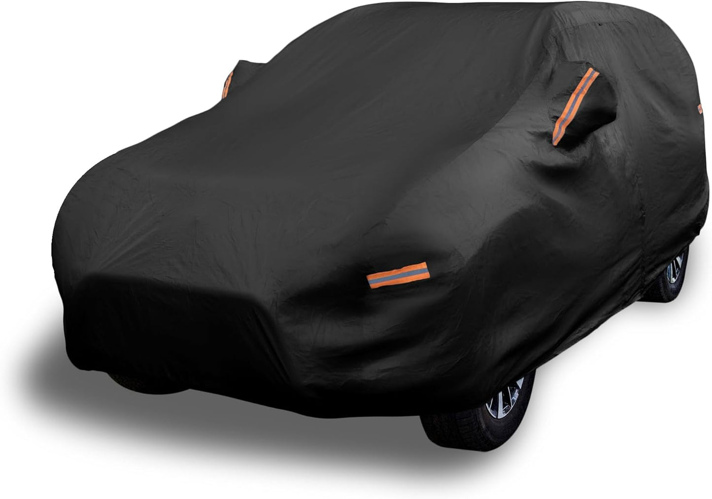 EzyShade 10-Layer SUV Car Cover Waterproof All Weather. See Vehicle Size-Chart for Accurate Fit. Outdoor Full Exterior Covers for Automobiles Heavy Duty Jeep Rav4 CRV. Black, Size S1 (See SizeChart)