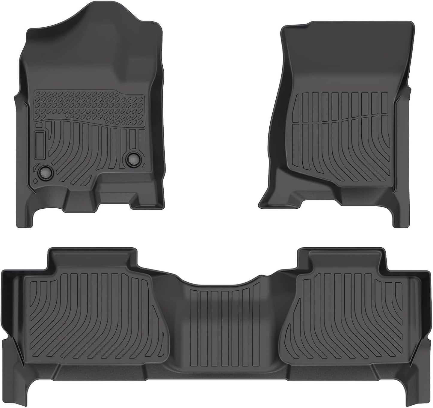 Cartist Floor Mats for Chevy Tahoe & GMC Yukon 2007-2014 (Not for Yukon XL) All Weather Floor Mat for Tahoe Accessories Heavy Duty TPE Waterproof Carpet Protection
