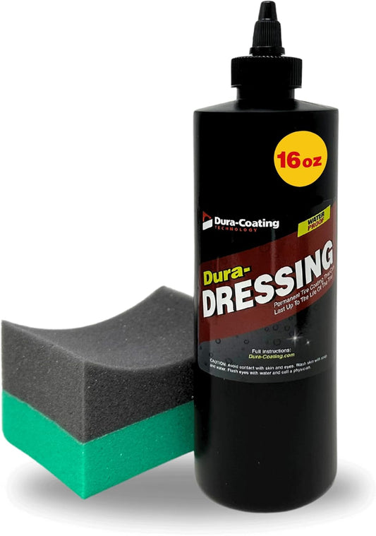DURA-COATING TECHNOLOGY, Dressing Tire Dressing Re-Load Kit, for Tires Already Coated with Dura-Dressing - Car Tire Shine for Ultimate High Gloss Shine, Protection & Renewal - XXL 16oz Bottle