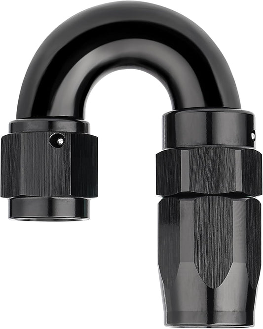 EVIL ENERGY 4AN 180 Degree One Piece Full Flow Hose End Fitting Swivel For CPE Braided Hose