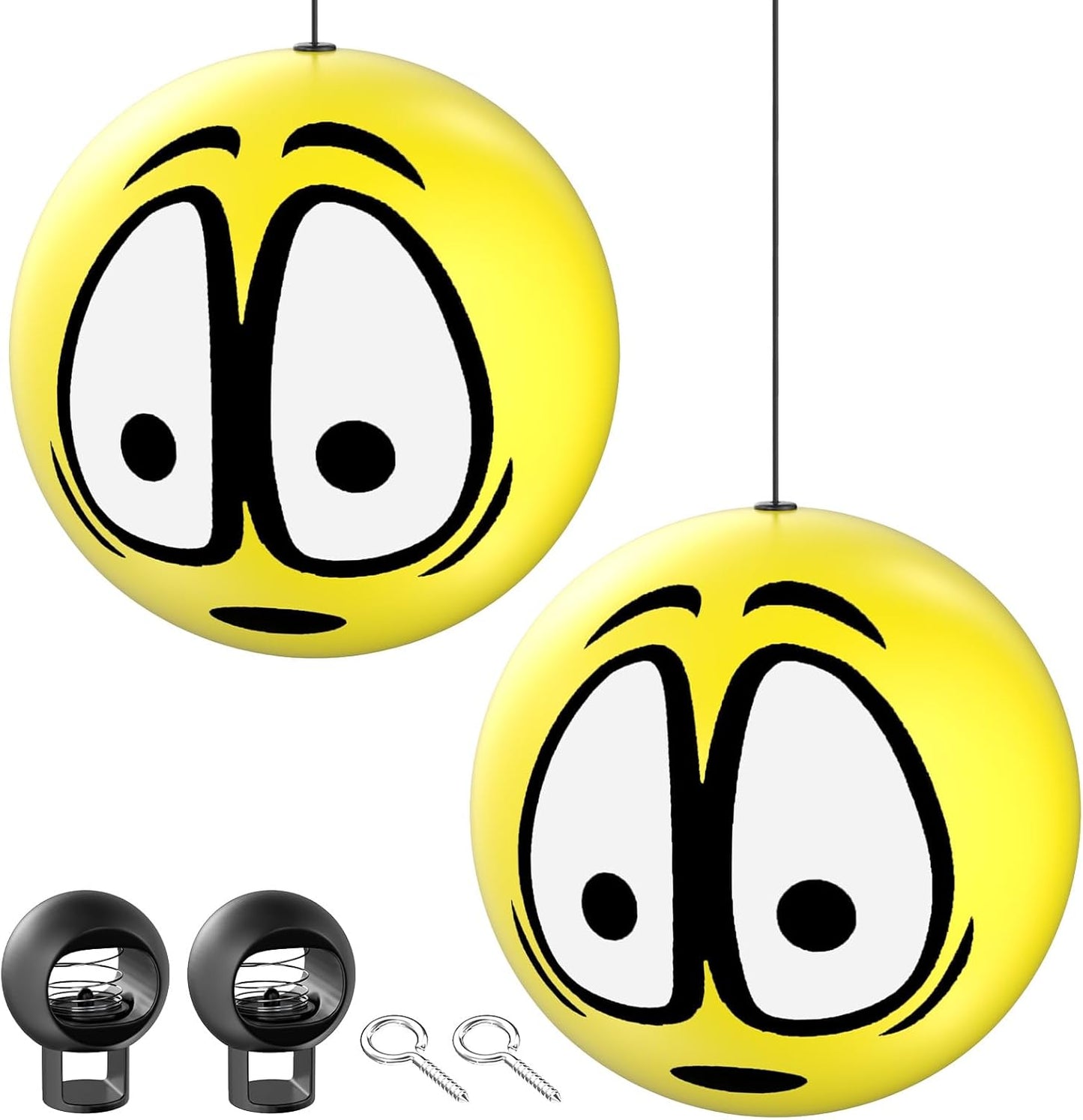 Garage Parking Aid Ball, Parking Guide System for Car Accessories, Stop Indicator, Parking Assist Ball, Aid-Parking Kit, Garage Car Stopper, Pack of 2