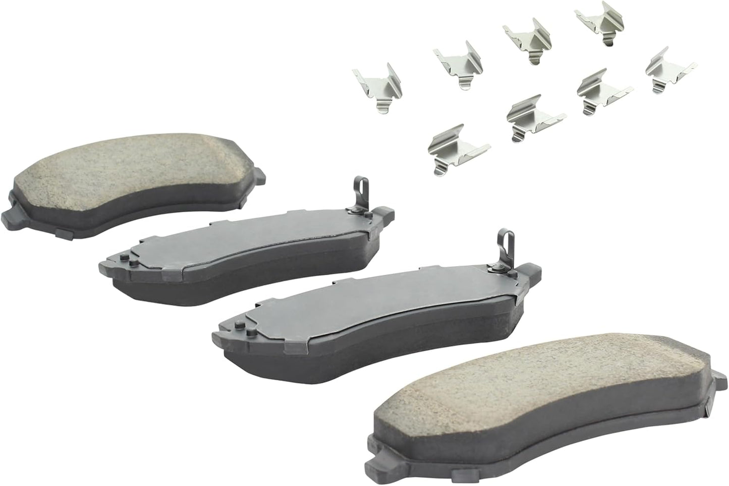 Premium Semi-Metallic Front Brake Pads (1001-0856M) Compatible with Chrysler Town & Country 2003-2007, Chrysler Voyager 2001-2008, Dodge Caravan 2001-2007, Dodge Grand Caravan 2001-2006