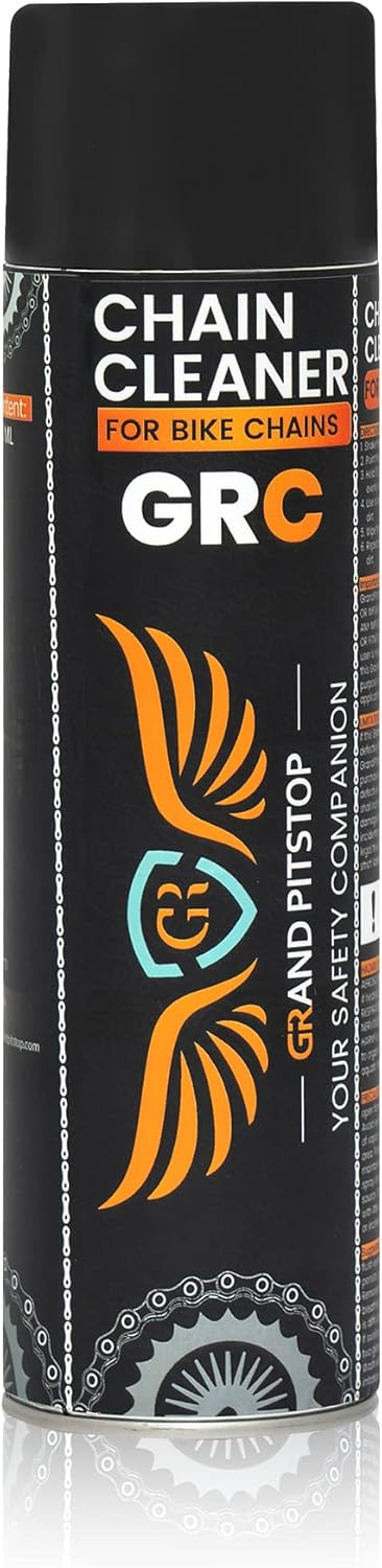 GRAND PITSTOP Chain Cleaner, Degreaser 500ml and Chain Lube, Greaser, 500ml Motorcycle Bike Chain Cleaner for all bikes Motorcycles, Super Durable