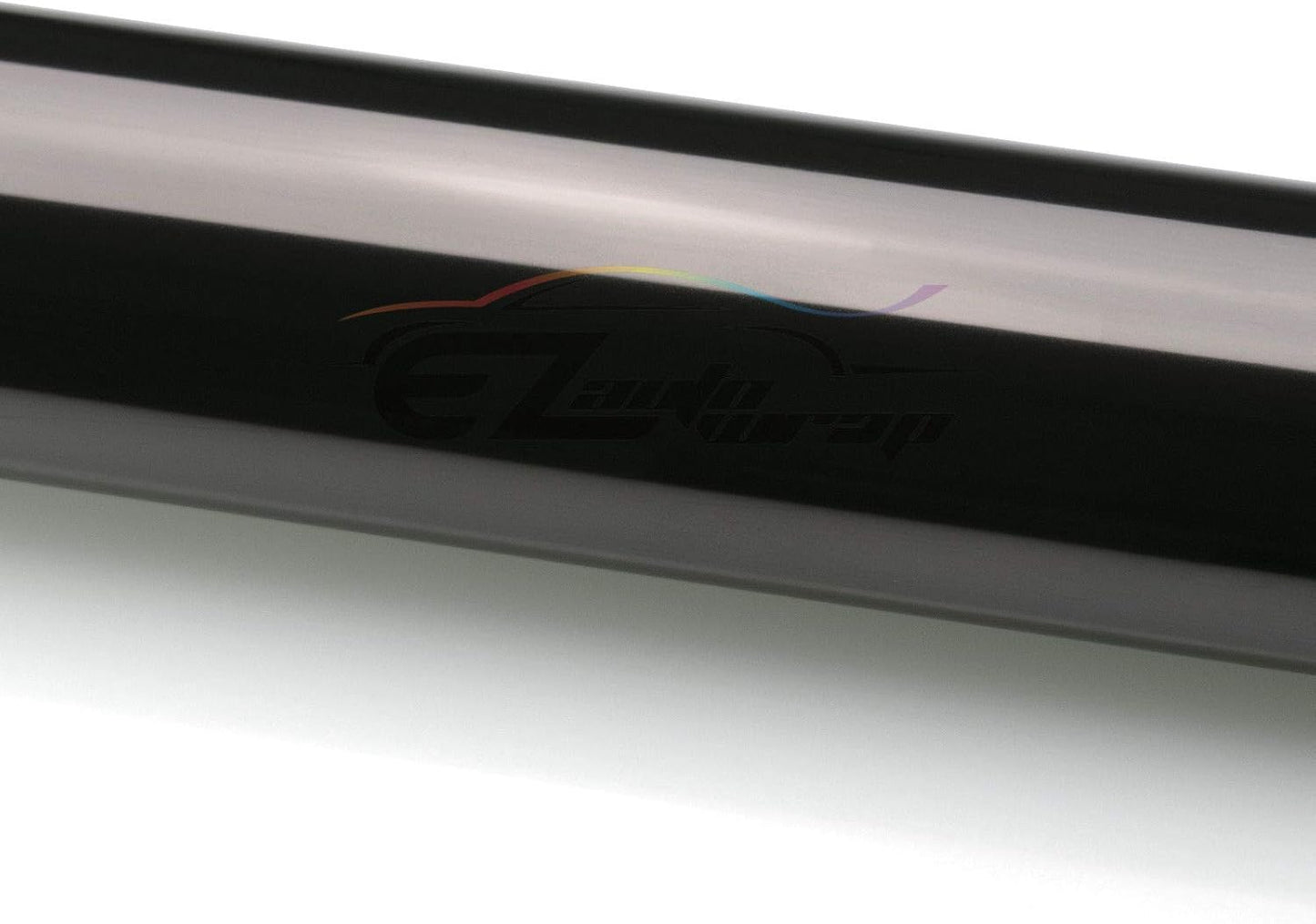 EZAUTO WRAP Free Tool Kit 12"x84" (1FT x 7FT) Glossy Medium Black Smoke Headlight Taillight Fog Light Side Marker Vinyl Tint Film Self Adhesive