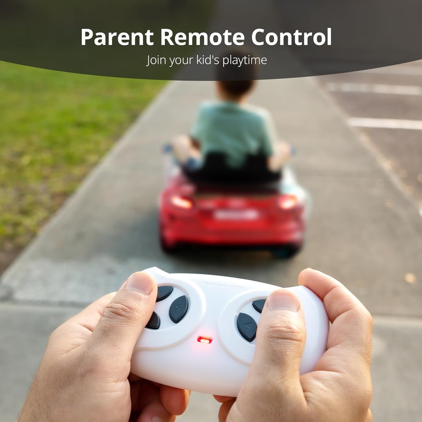 Electric Car for Kids, Licensed Audi 6V Kids Ride on Car Toy for Toddlers with Remote - Red