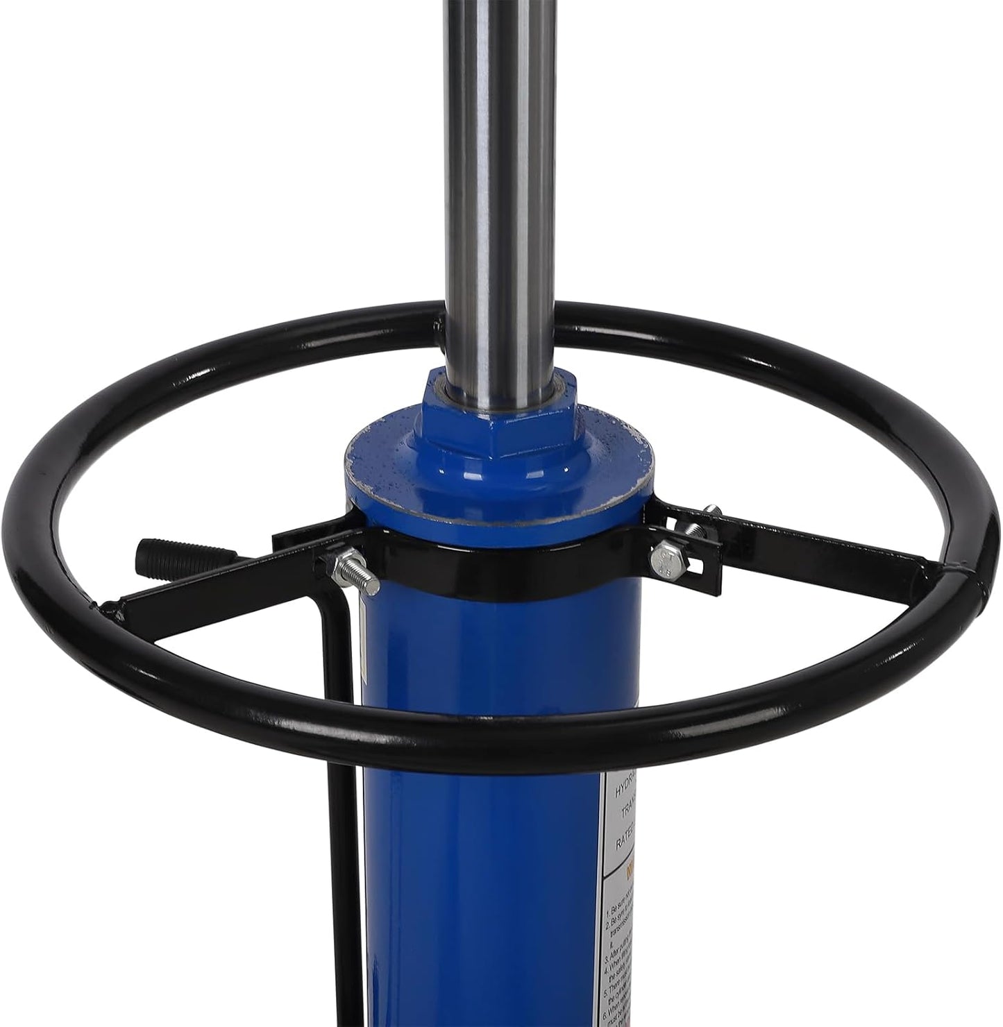 Hydraulic Transmission Jack 1322 LBS (3/5 Ton) Capacity 33.8"-72.8" Lifting Height 2 Stage Hydraulic Telescoping Jack Heavy Duty with Foot Pedal and 360° Swivel Wheel, Blue