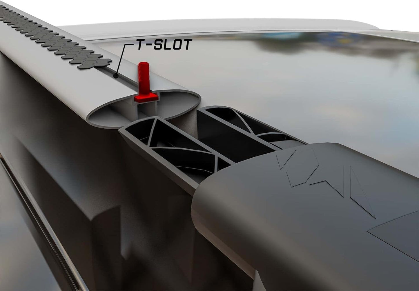 for Subaru Outback Wilderness 2021-2022-2023 Roof Rack Cross Bars Lockable Fit Raised Side Rails Roof Rails,Cross Bar,Rail Carrier (Gray)