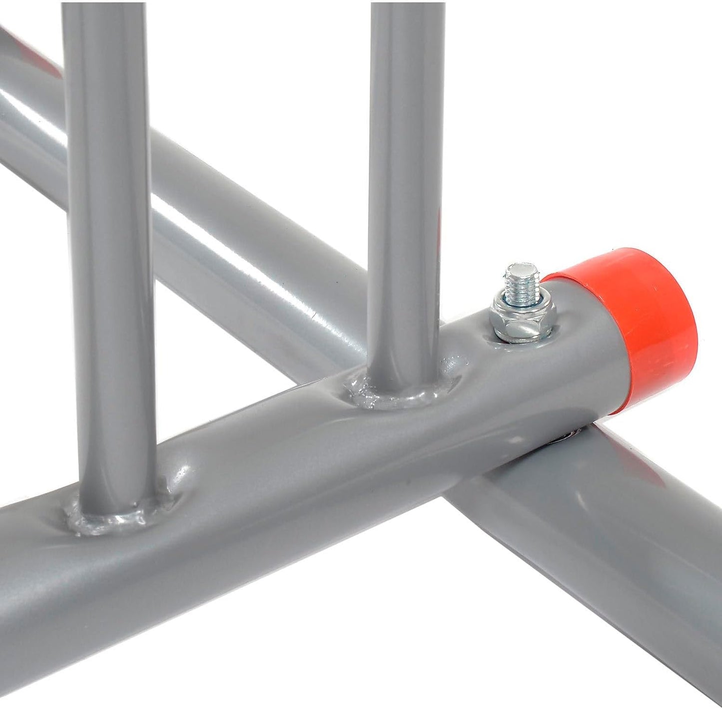 Global Industrial 111" L Double-Sided Grid Bike Rack, 18-Bike Capacity, Powder Coated Steel, Gray, Commercial Bike Rack for Stores, Parks, Schools and More