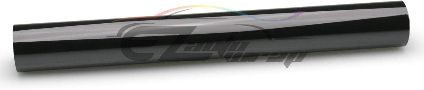 Free Tool Kit 12"x36" (1FT x 3FT) Glossy Dark Black Smoke Headlight Taillight Fog Light Side Marker Vinyl Tint Film Self Adhesive