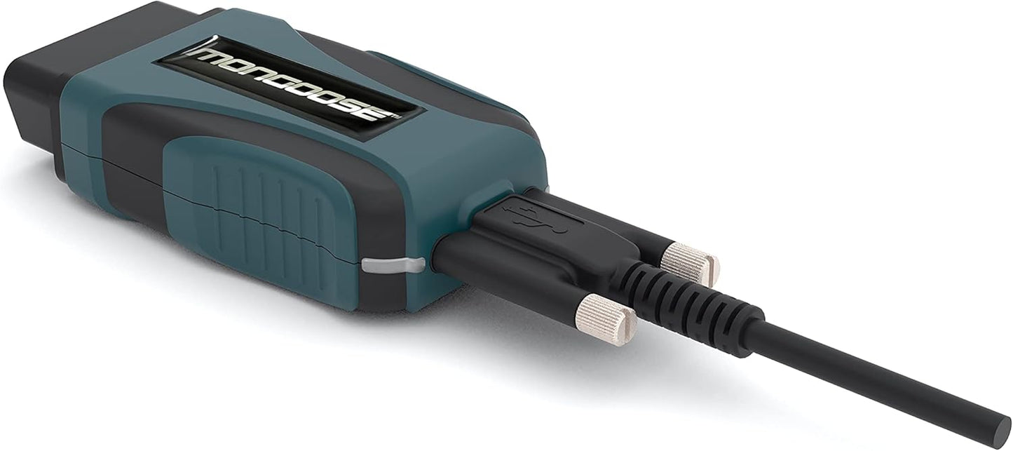 Opus IVS Mongoose-Plus J2534 OEM Vehicle Interface Cable - Honda/Acura OEM Reprogramming and Diagnostics