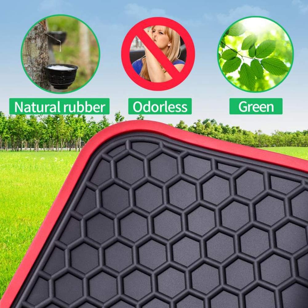 Car Cargo Liner Mat Custom Fit for Kia Sportage 2017 2018 2019 2020 2021 2022 Odorless Washable Rubber Heavy Duty Anti-Slip All Weather Protection Car Trunk Cargo Mat