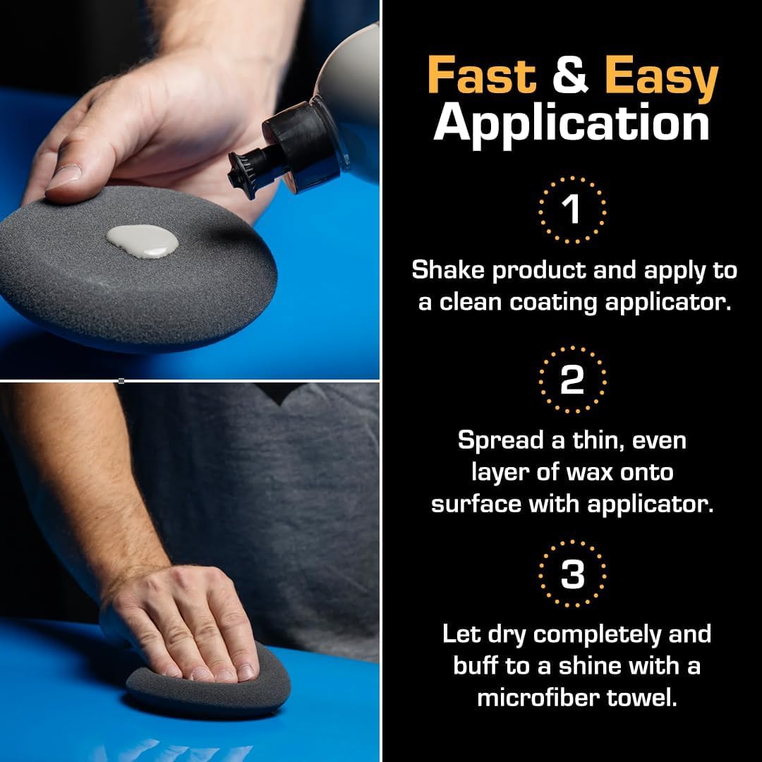 Ethos Ceramic Wax - Aerospace Coating Protection | Ceramic Polish and Top Ceramic Coat | Ceramic Car Coating | Slick, Hydrophobic Finish