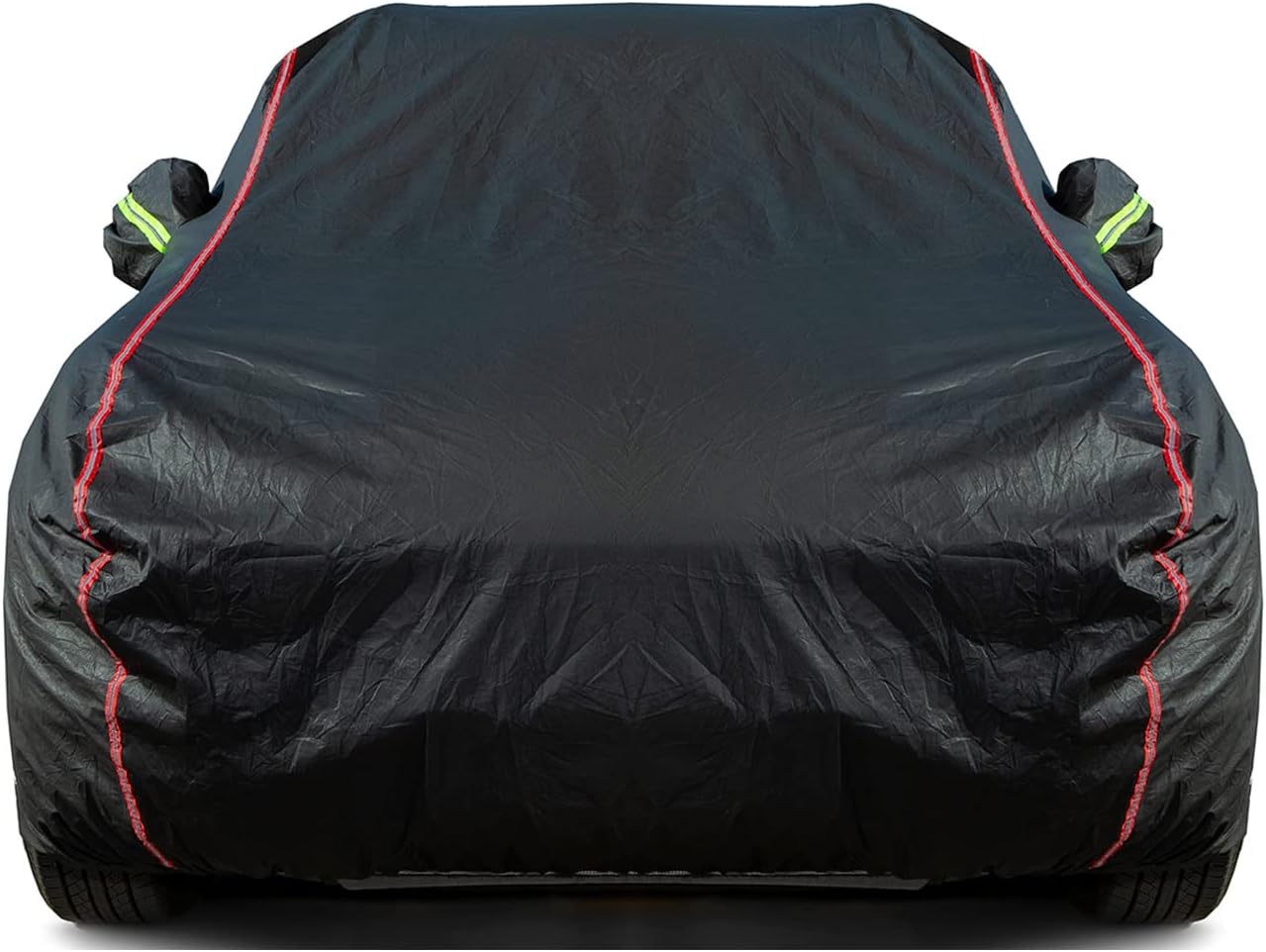 Breathable New Material, Waterproof Car Cover, Locks and Zipper Doors, Sunscreen Waterproof UV Prevention Snowproof Wind and Windproof,Suitable for Indoor Outdoor,for Sedan (Up to 181")