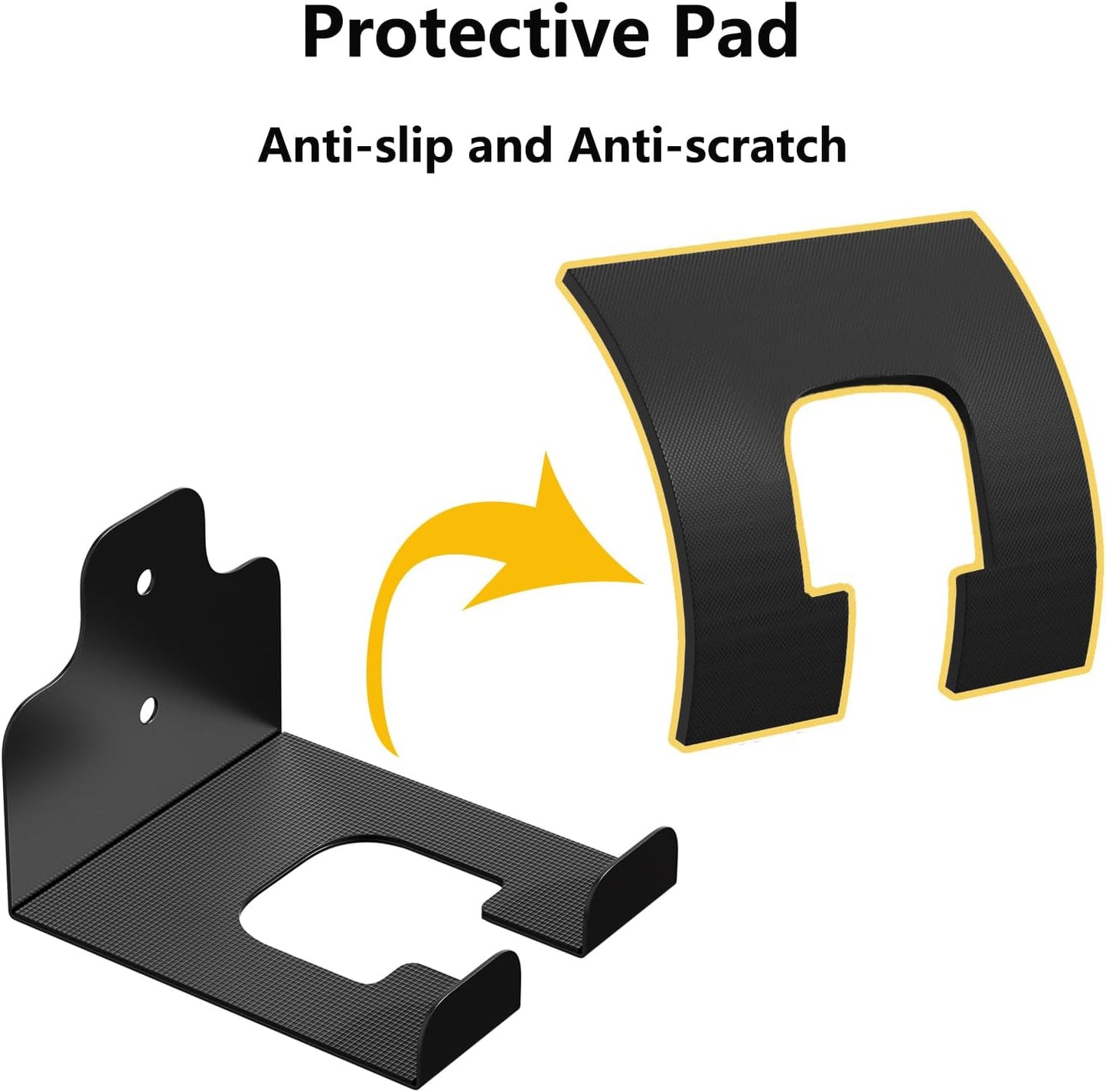 Garage Organizer Trimmer Rack, Garden Power Tool Hanger Weed Whackers Holder Wall Mounted for Grass Trimmer, Hedge Trimmer, Garage Trimmer, Garden Tools,1 Pack