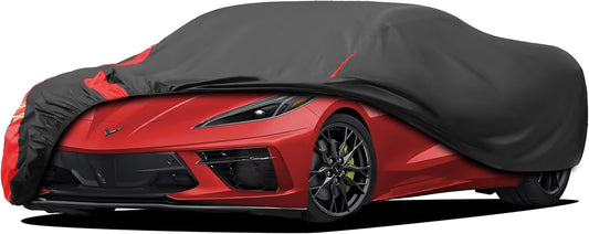 Custom Fit Car Cover for Chevy Corvette (1990-2025) - Outdoor All Weather Protection, Waterproof, Sunproof & Snowproof Full Exterior Cover.