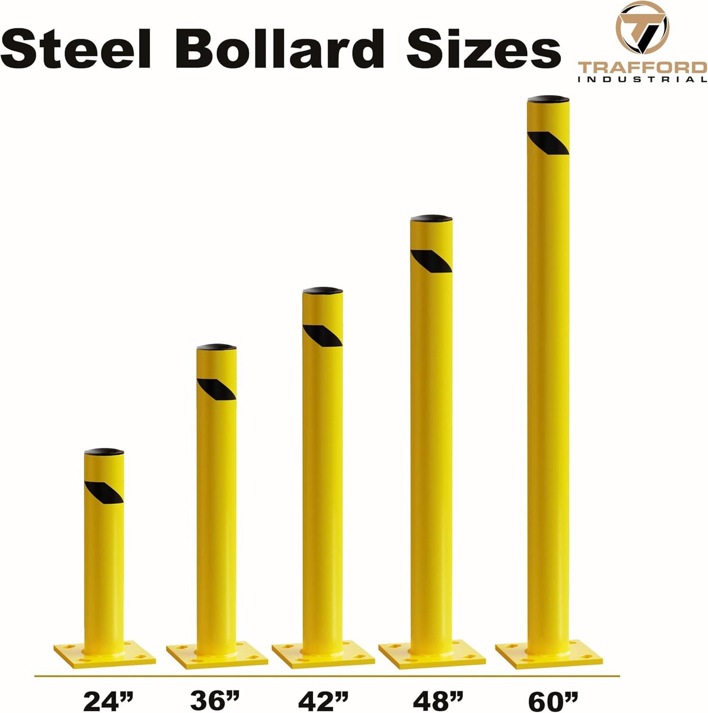 Crowd Control Warehouse Trafford Industrial Steel Bollards