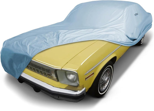 iCarCover Premium Car Cover for 1968-1979 Chevy Nova Heavy Duty Waterproof All-Weather Automobiles Custom Fit Indoor Outdoor UV Snow Protection Covers with Straps and Bag